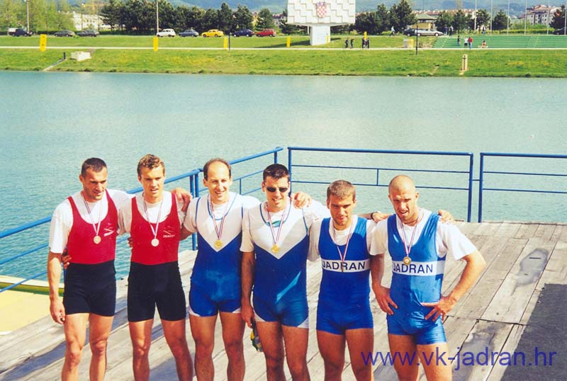 Zagreb 1998.Prvosvibanjska regata  Branimir Vujevic i Marko Dragicevic